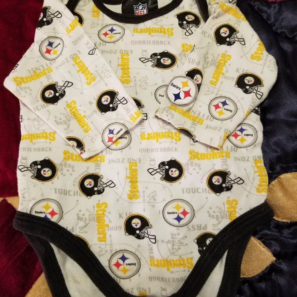 Steelers 0-3 Girl or Boy Onesie